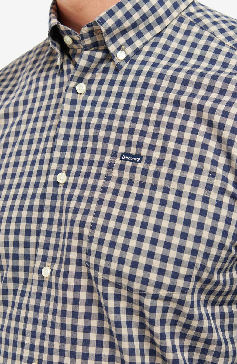 Barbour Merryton Tailored Fit Check Button-Down Shirt, Alternate, color,