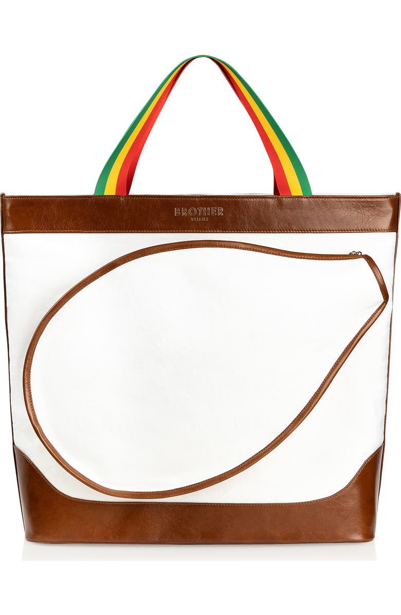 Brother Vellies Negril Tennis Club Tote, Main, color,
