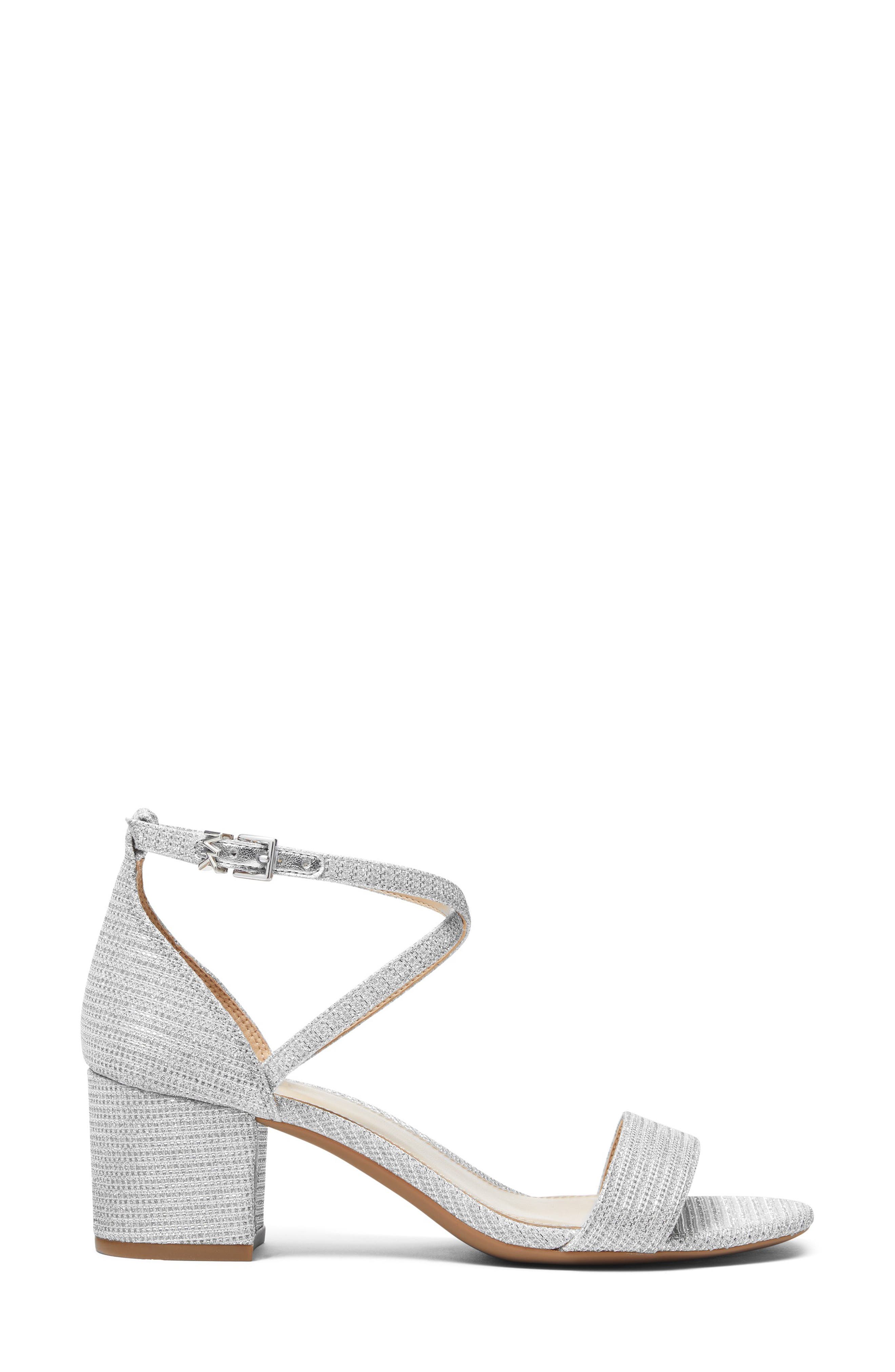 Serena Strappy Sandal, Alternate, color, SILVER