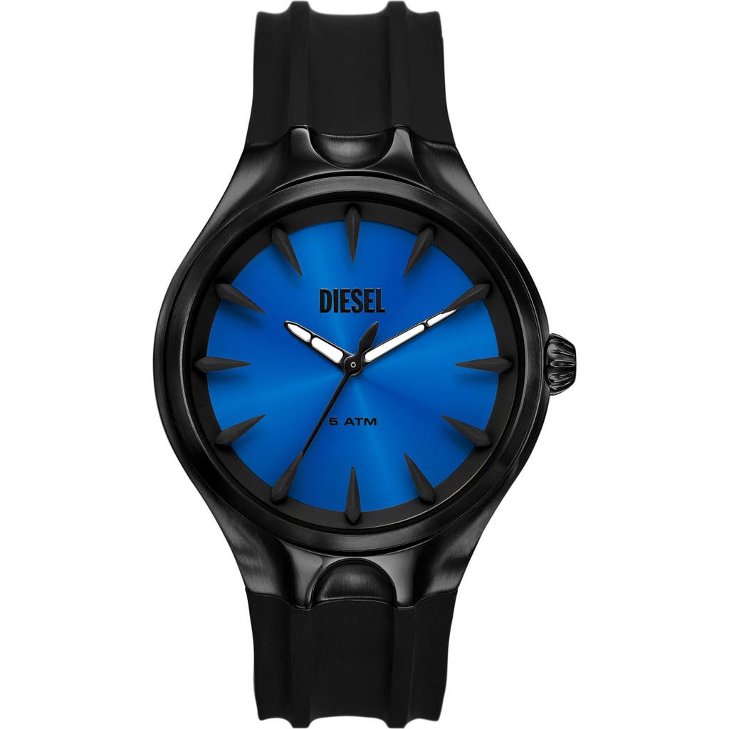 Diesel ® Streamline Silicone Strap Watch, 44mm