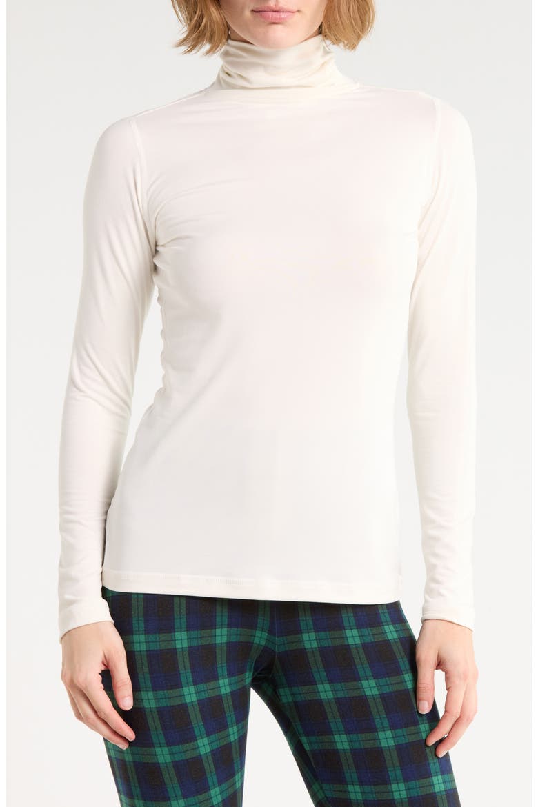Long Sleeve Turtleneck Base Layer Top, Main, color, IVORY