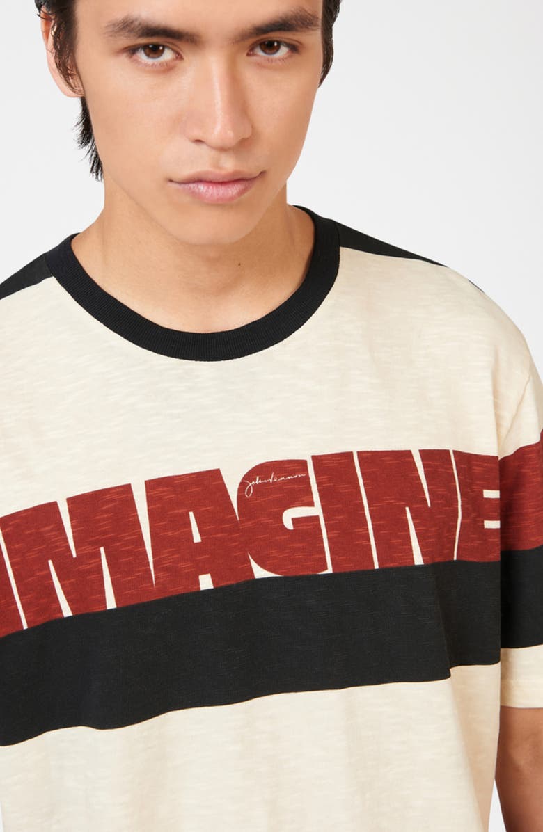 Ben Sherman Imagine Relaxed Fit Block Stripe Graphic T-Shirt, Alternate, color,