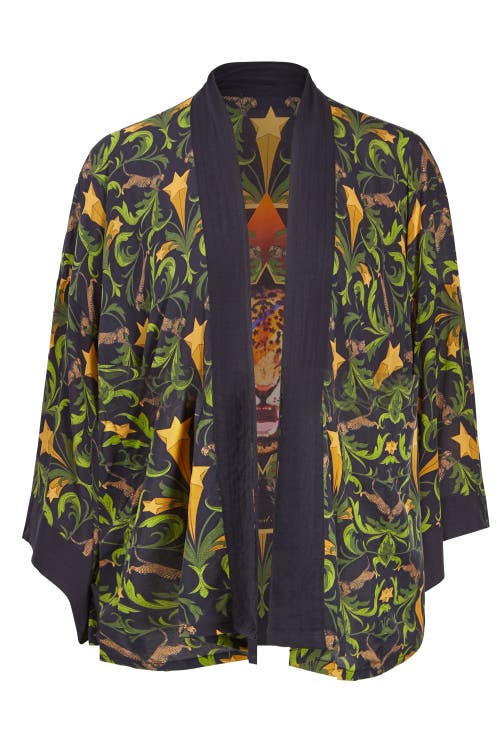 Henelle Duster Jacket In Hollywood Nights