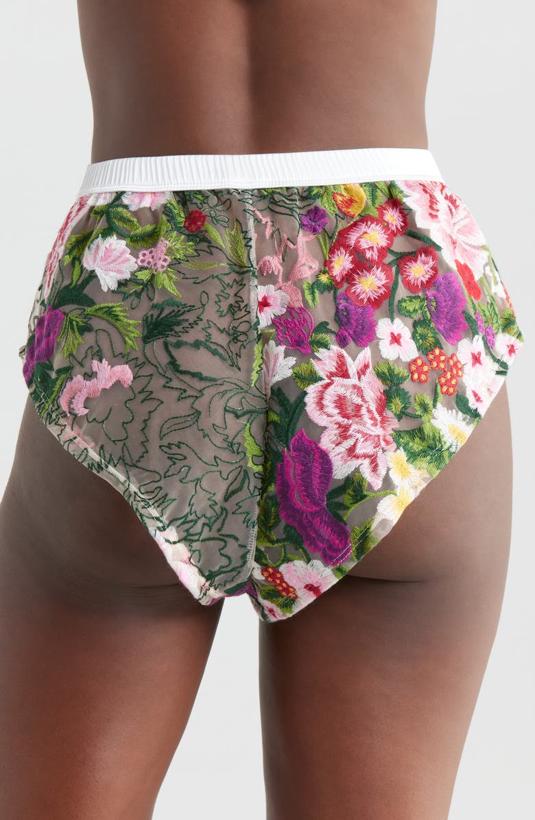 KILO BRAVA Lace Tap Shorts, Alternate, color, Multicolor Floral