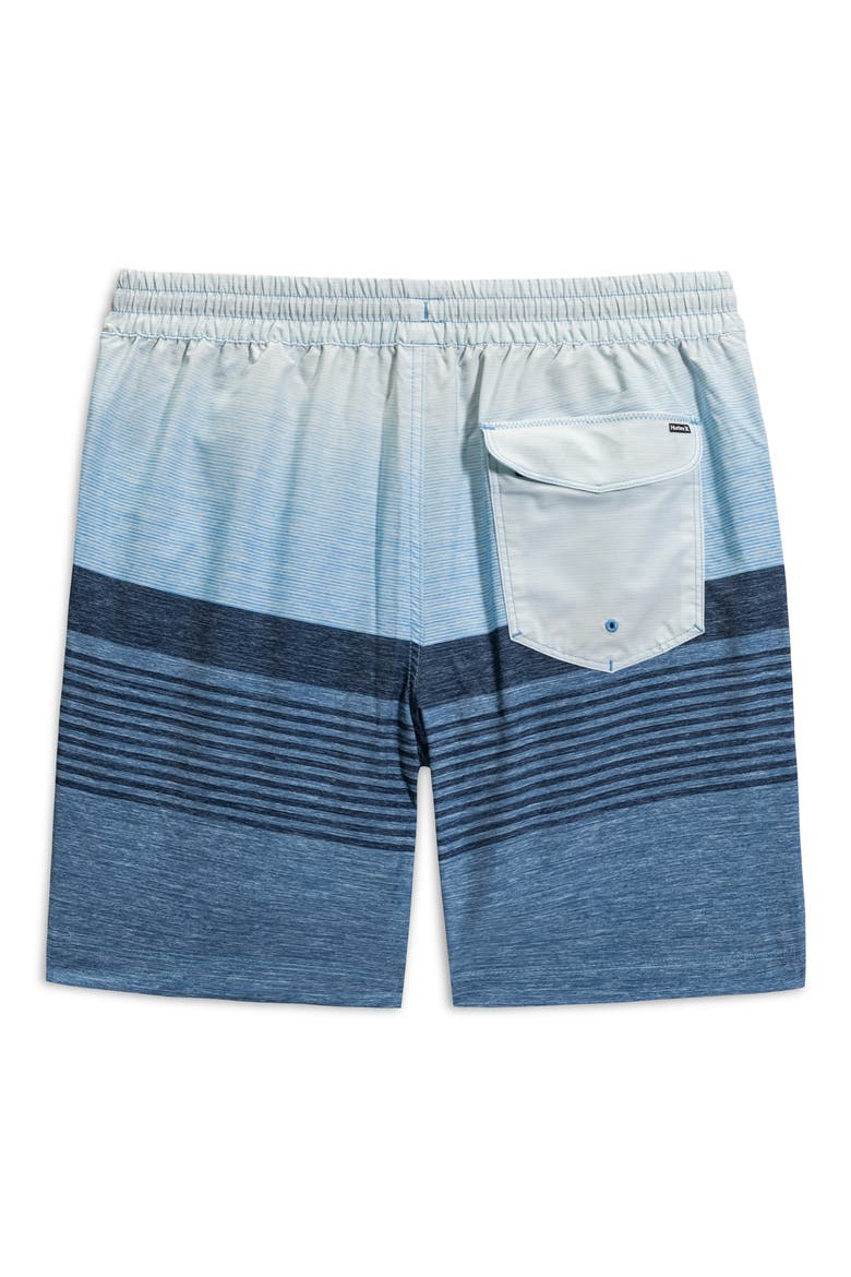 Ombré Volley Swim Shorts, Alternate, color, AQUIFER