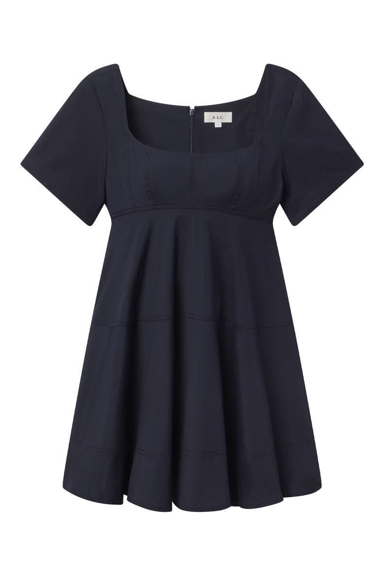 Noa Cotton Blend Minidress, Main, color, NIGHT BLUE