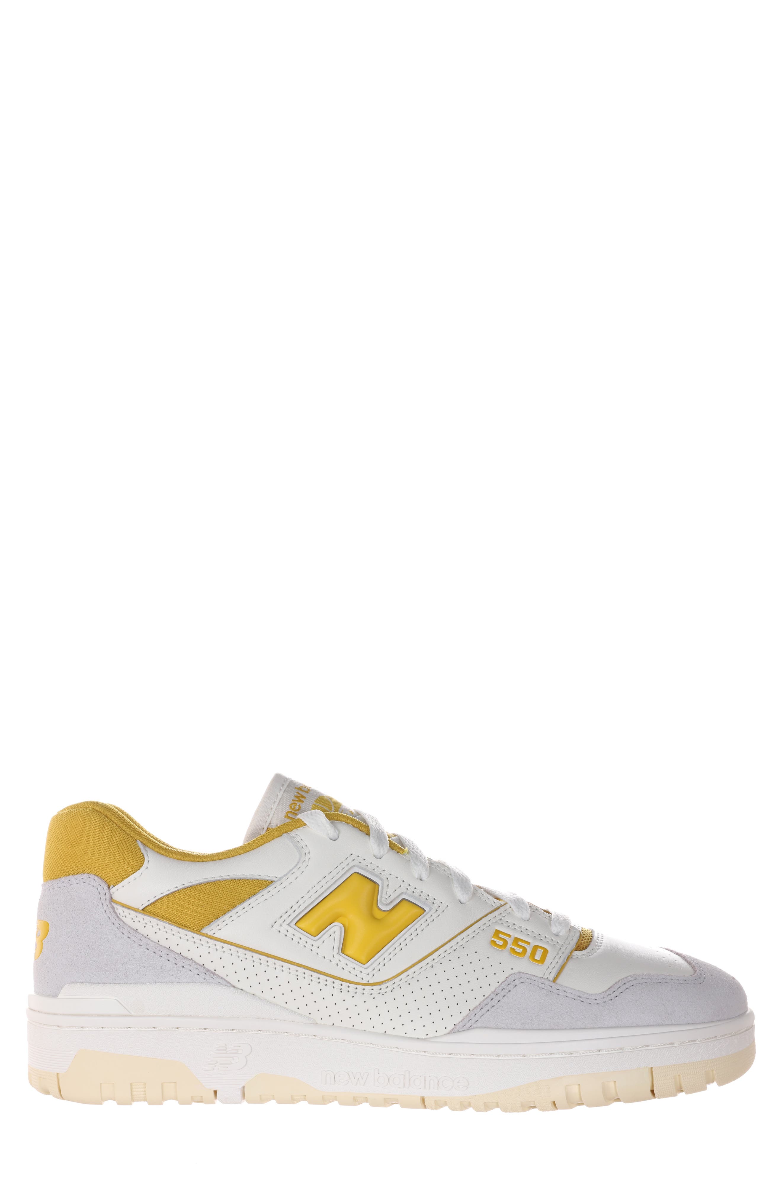 New Balance 550 Basketball Sneaker, Alternate, color, Sea Salt/ Ginger Lemon