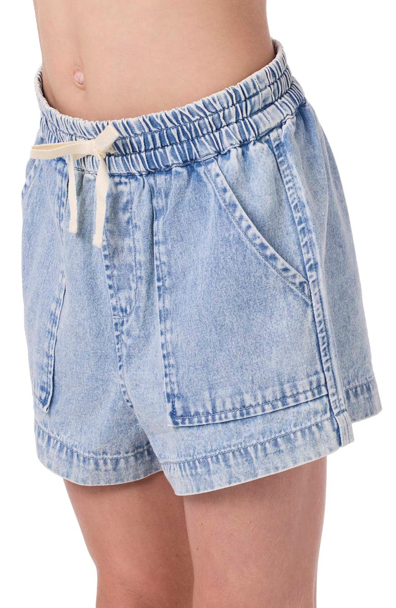 O'Neill Kids' Kaylas Drawstring Denim Shorts, Alternate, color, Drifter