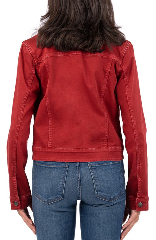 KUT FROM THE KLOTH KUT FROM THE KLOTH JULIA CROP DENIM TRUCKER JACKET 
