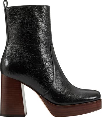Marysa Block Heel Platform Bootie