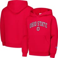Champion Youth Champion Scarlet Ohio State Buckeyes Campus Pullover Hoodie