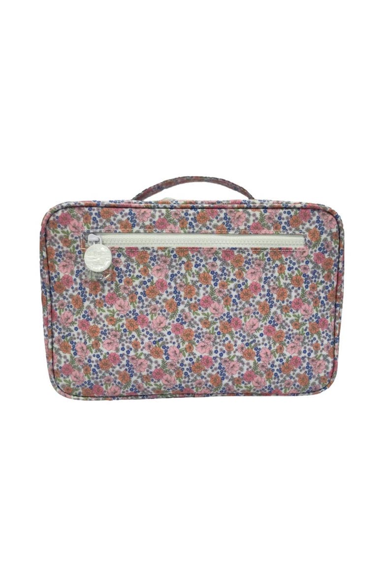 Garden Floral Hanging Toiletry Bag, Main, color, Pink