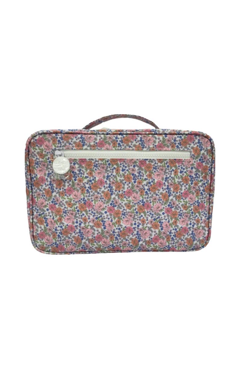 TRVL Design Garden Floral Hanging Toiletry Bag, Main, color, Pink