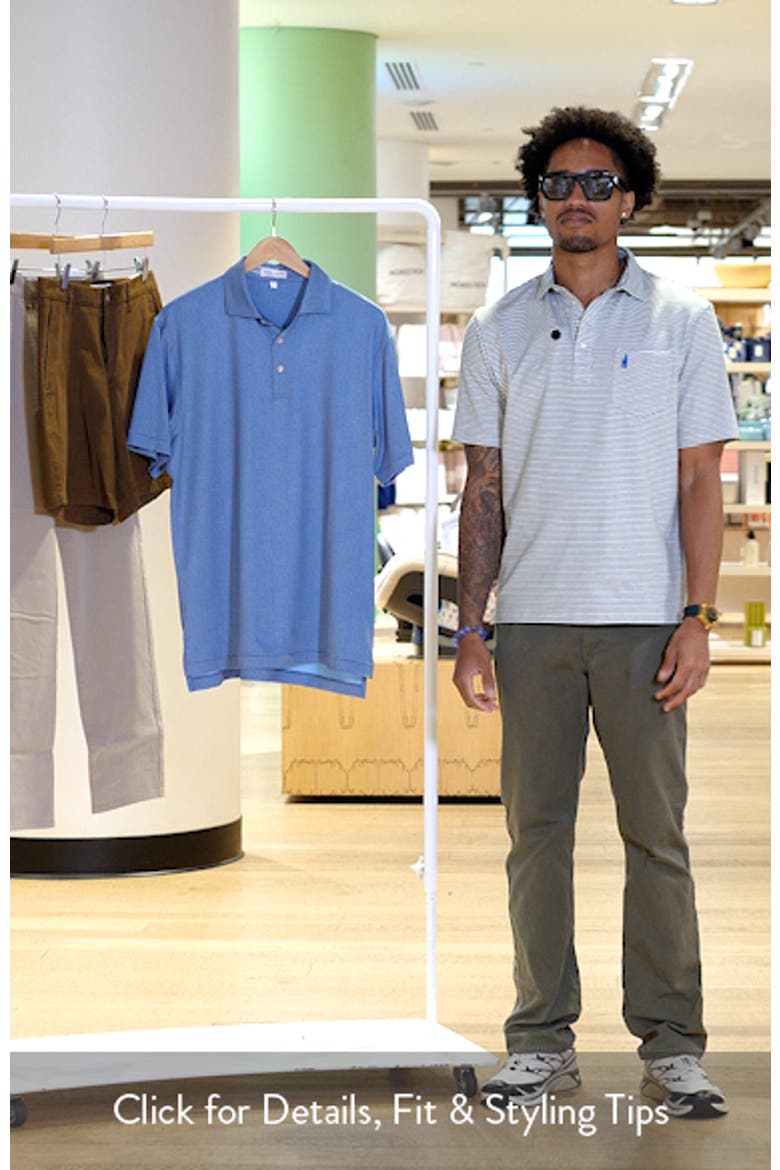 Herringbone Summer Comfort Performance Jersey Polo video
