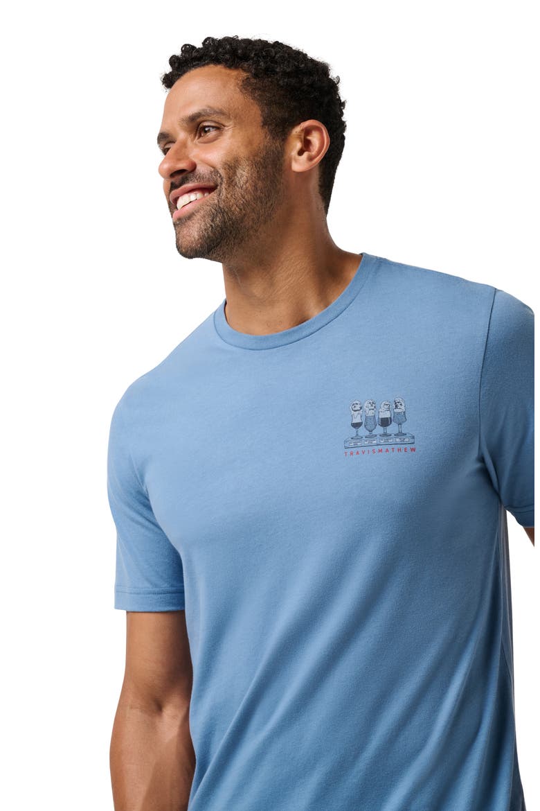 Stars Stripes Sips Graphic T-Shirt, Alternate, color, CORONET