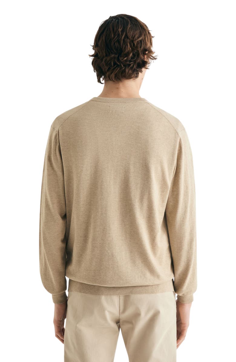 Scalpers Tone-on-tone embroidered supita sweater, Alternate, color, Beige