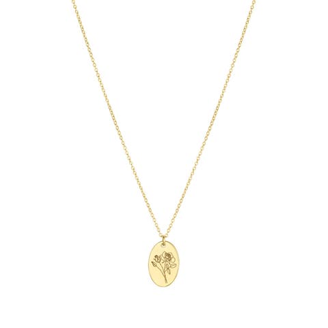 Louise Birth Flower Necklace