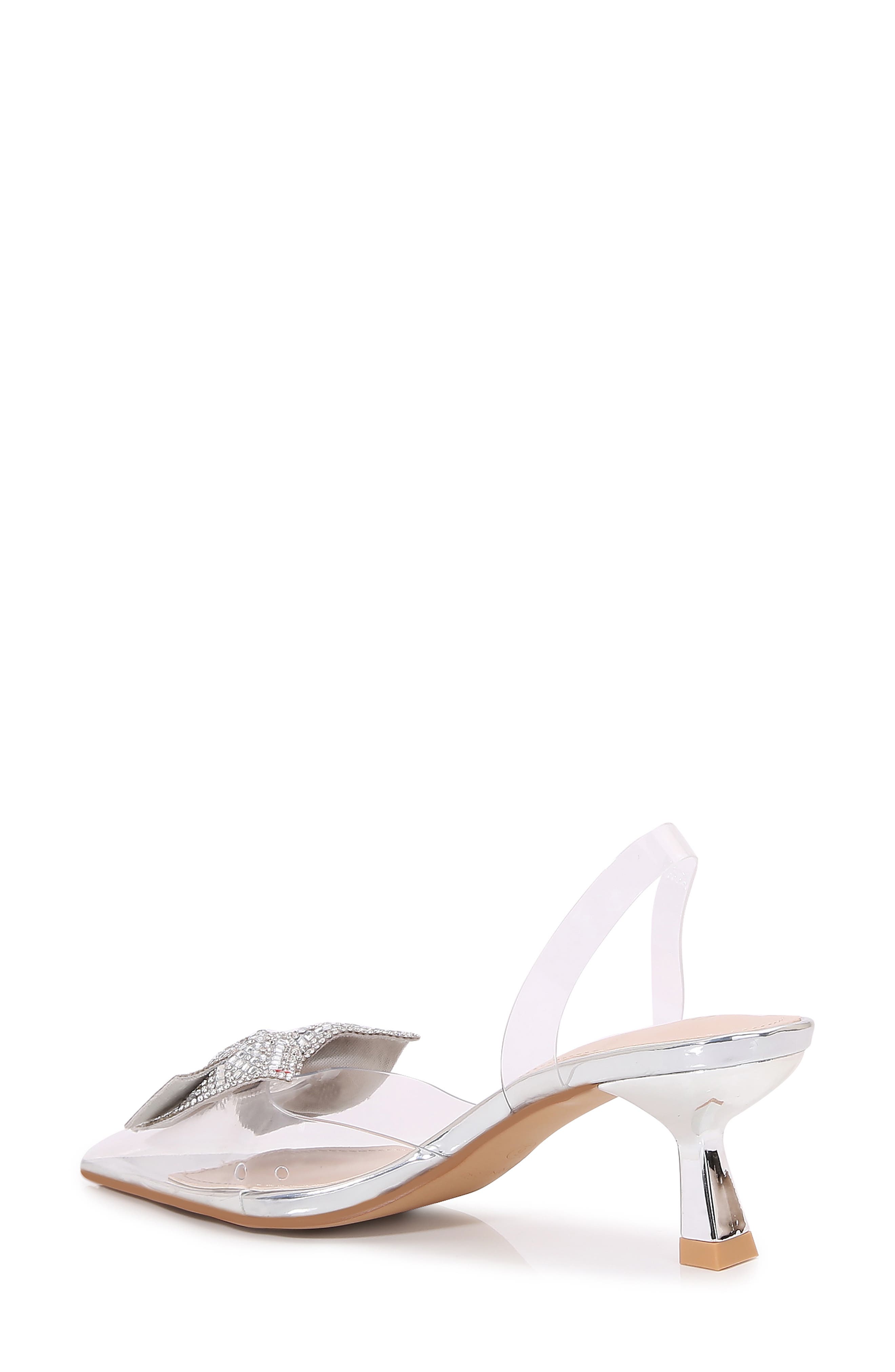 Ninetta Clear Kitten Heel Pump - image 4