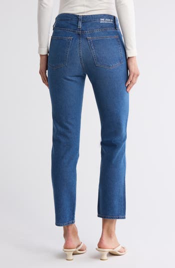 Isabelle High Waist Straight Leg Jeans