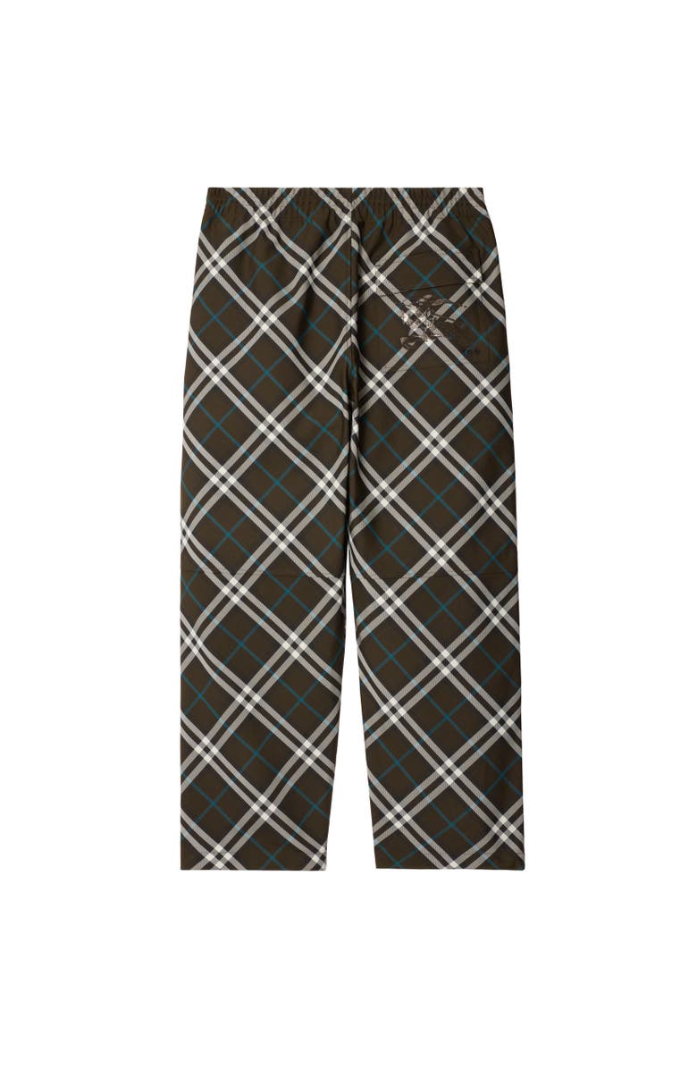 Burberry Check Twill Trousers, Alternate, color, 