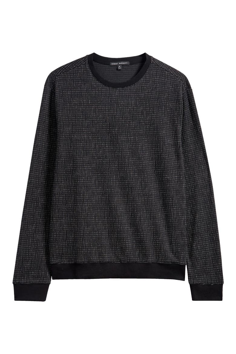 Mawson Crewneck Sweatshirt, Alternate, color, BLACK