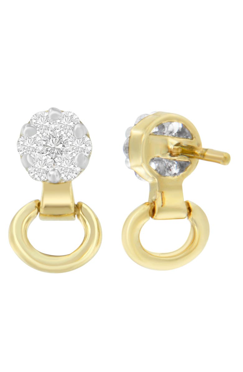 Haus of Brilliance 14K Yellow Gold 1/2 Ct Diamond Stud Earrings, Alternate, color, Yellow