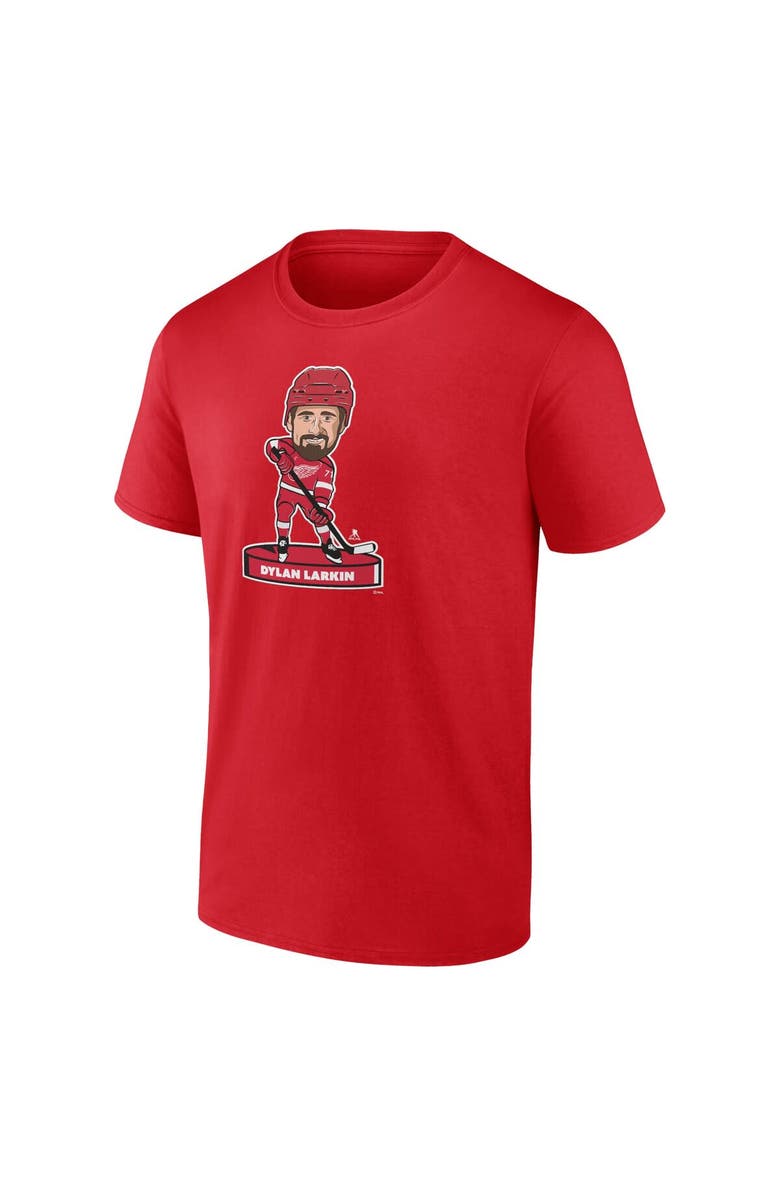 FANATICS Men's Fanatics Branded Dylan Larkin Red Detroit Red Wings Player Bobblehead T-Shirt, Alternate, color,