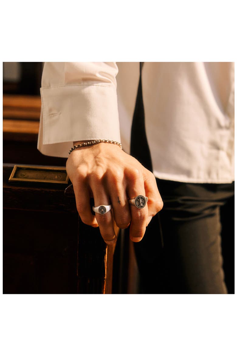 Silver Archangel Ring, Alternate, color, SILVER