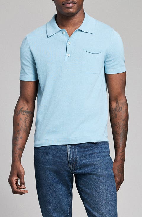 Cotton & Linen Blend Polo