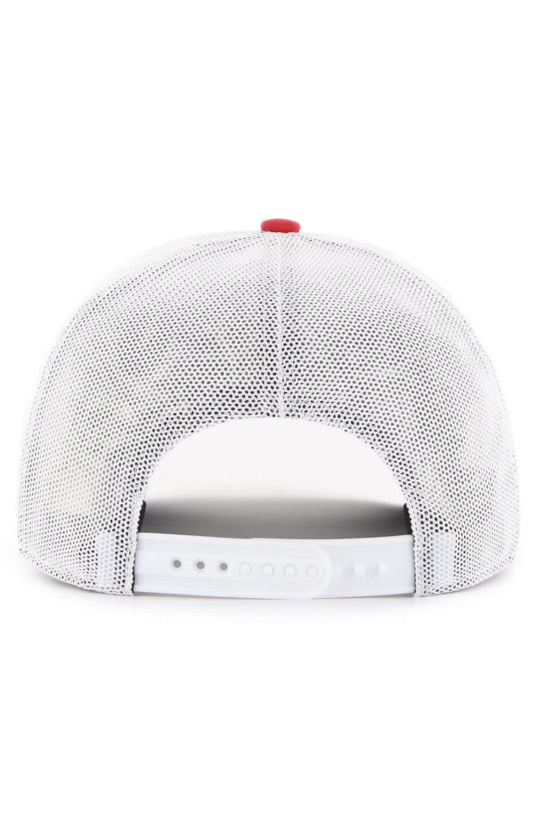 '47 Men's '47  Scarlet Rutgers Scarlet Knights Rangefinder brrr Trucker Adjustable Hat, Alternate, color, Scarlet