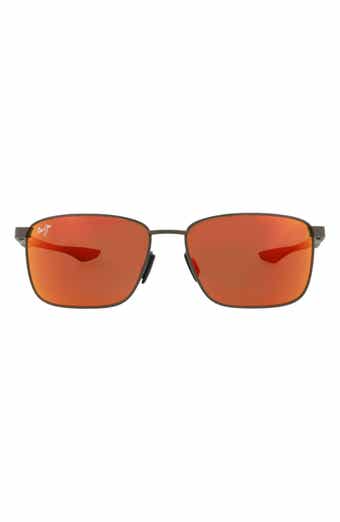 Maui Jim 58mm Polarized Square Sunglasses