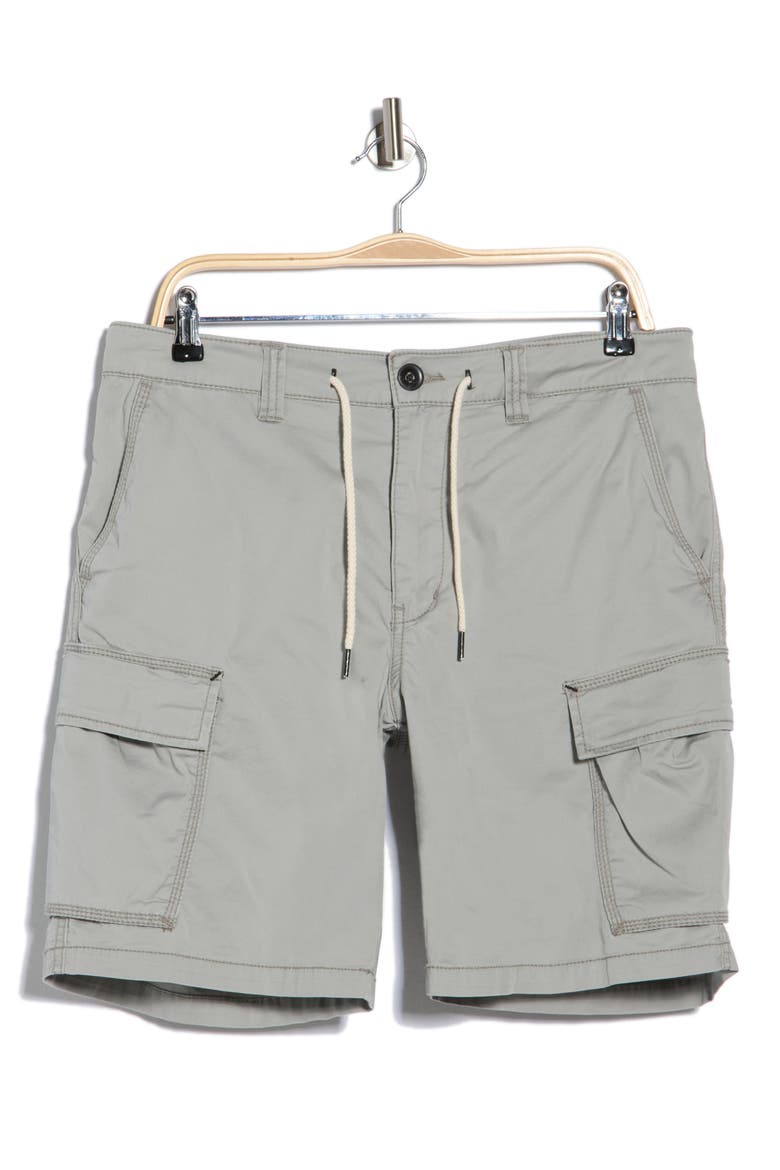 Porter Stretch Twill Cargo Shorts, Alternate, color, GREY CLOUD