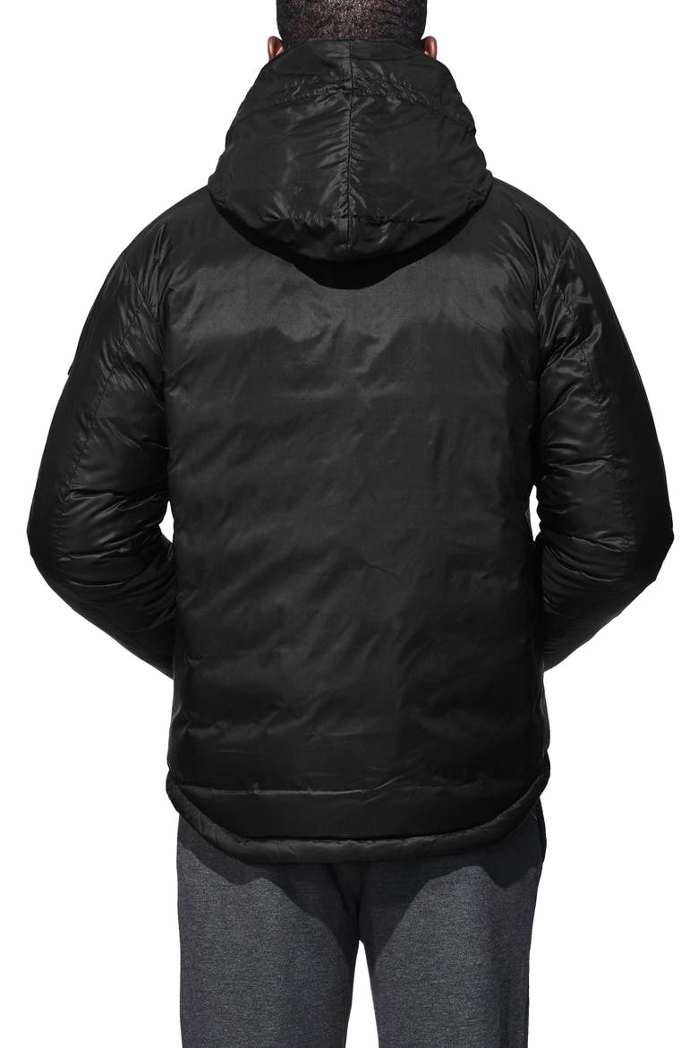 Lodge Fusion Fit Packable Down Jacket, Alternate, color, BLACK/ BLACK