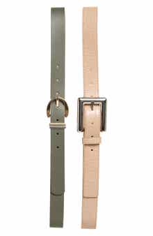 Steve Madden 2-for-1 Assorted Faux Leather Belts