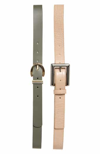 Steve Madden 2-for-1 Assorted Faux Leather Belts