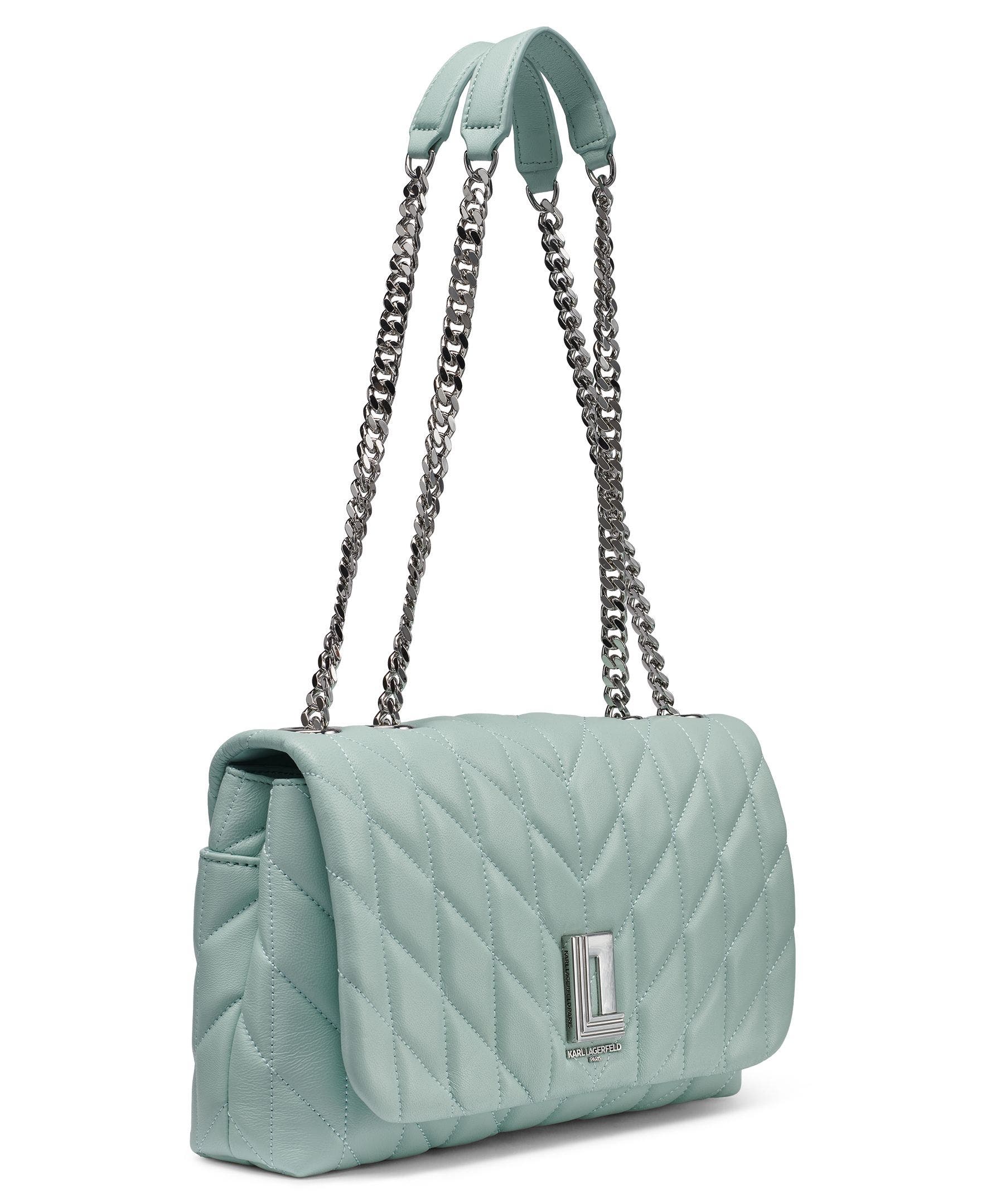 KARL LAGERFELD PARIS Lafayette Shoulder, Alternate, color, Fresh Mint