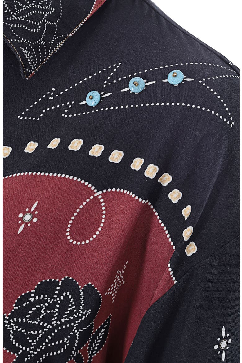 Chrissy Bowly Cover-Up Shirt, Alternate, color, BLACK