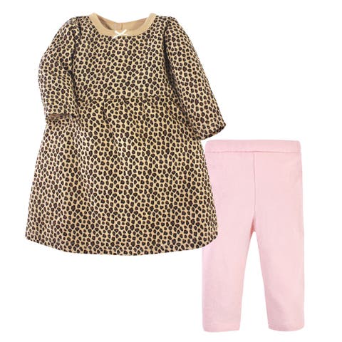 Quilted Cotton Dress and Leggings (Baby)