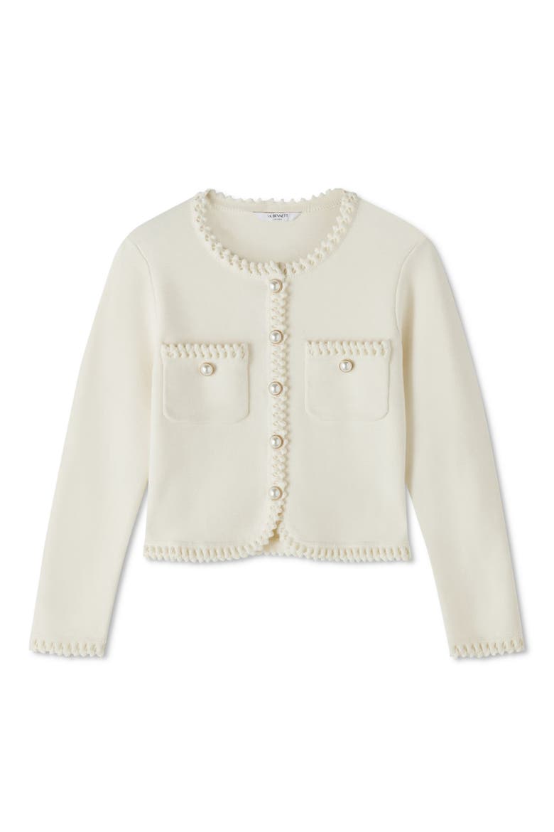 Norah Knit Jacket, Alternate, color, CREAM