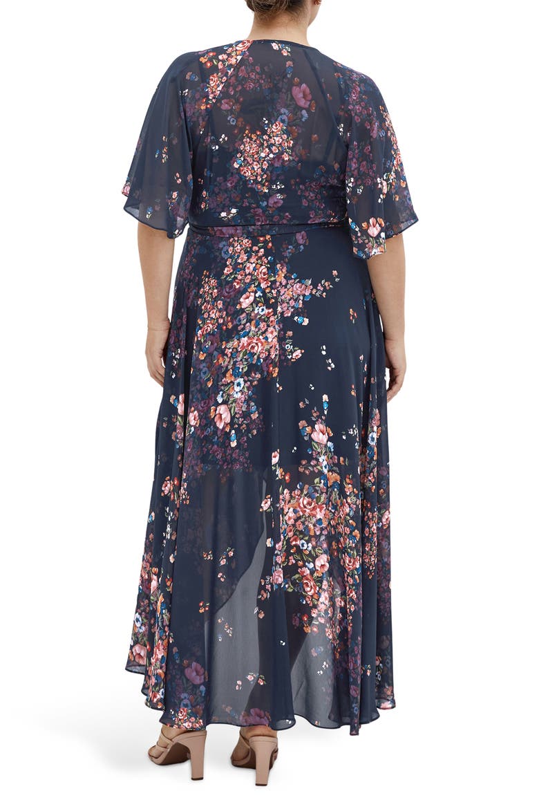 Lovers Lane Wrap Maxi Dress, Alternate, color, ROYAL BLUE
