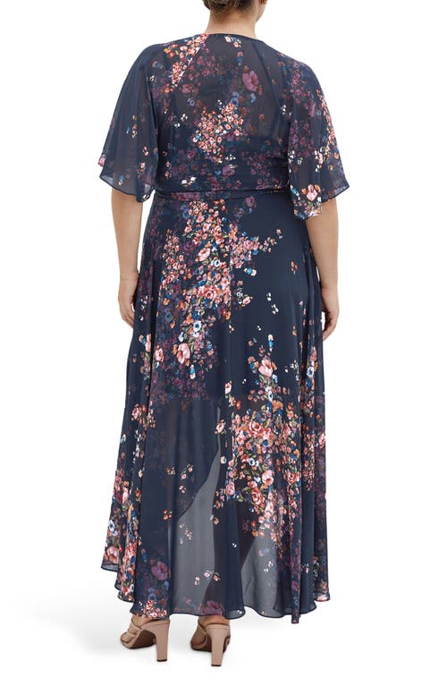 City Chic Lovers Lane Wrap Maxi Dress