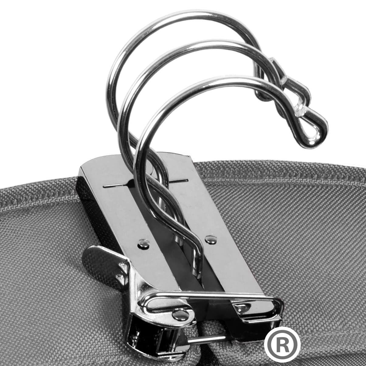 Wallybags Deluxe Travel Garment Bag with two pockets in Grey, Alternate, color, Grey