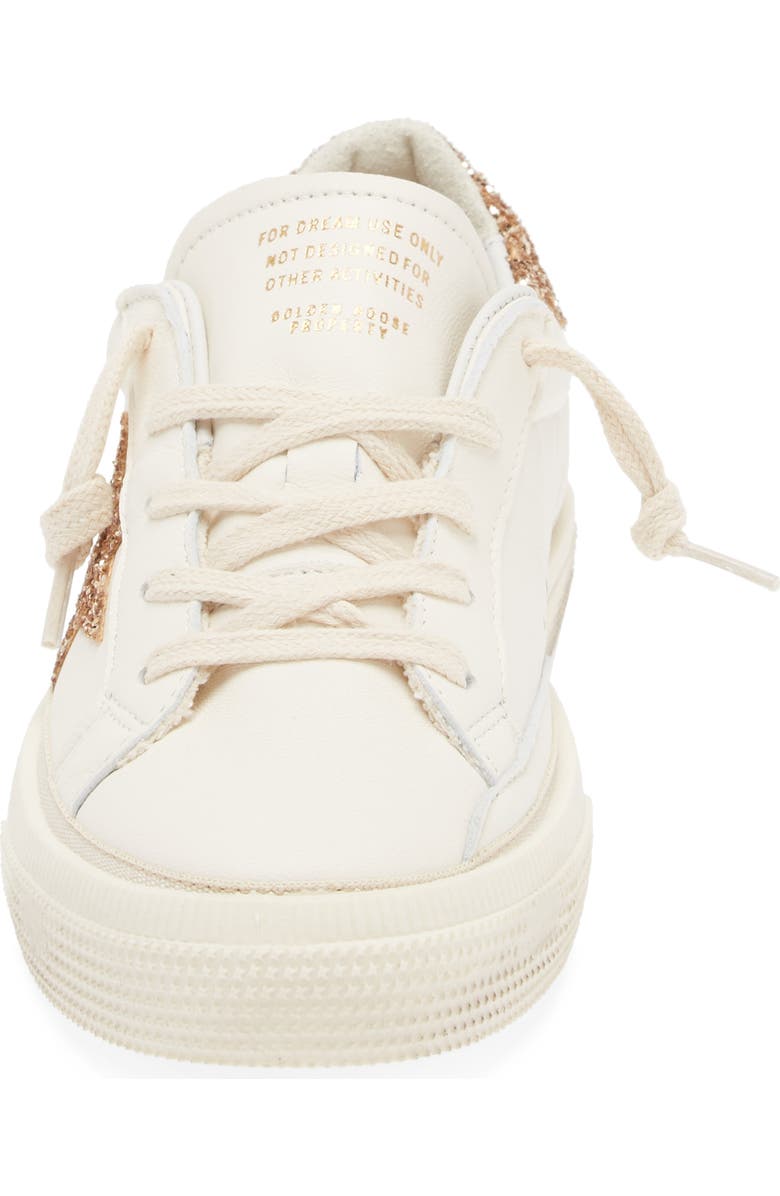 Golden Goose Kids' May Glitter Star Low Top Sneaker, Alternate, color,