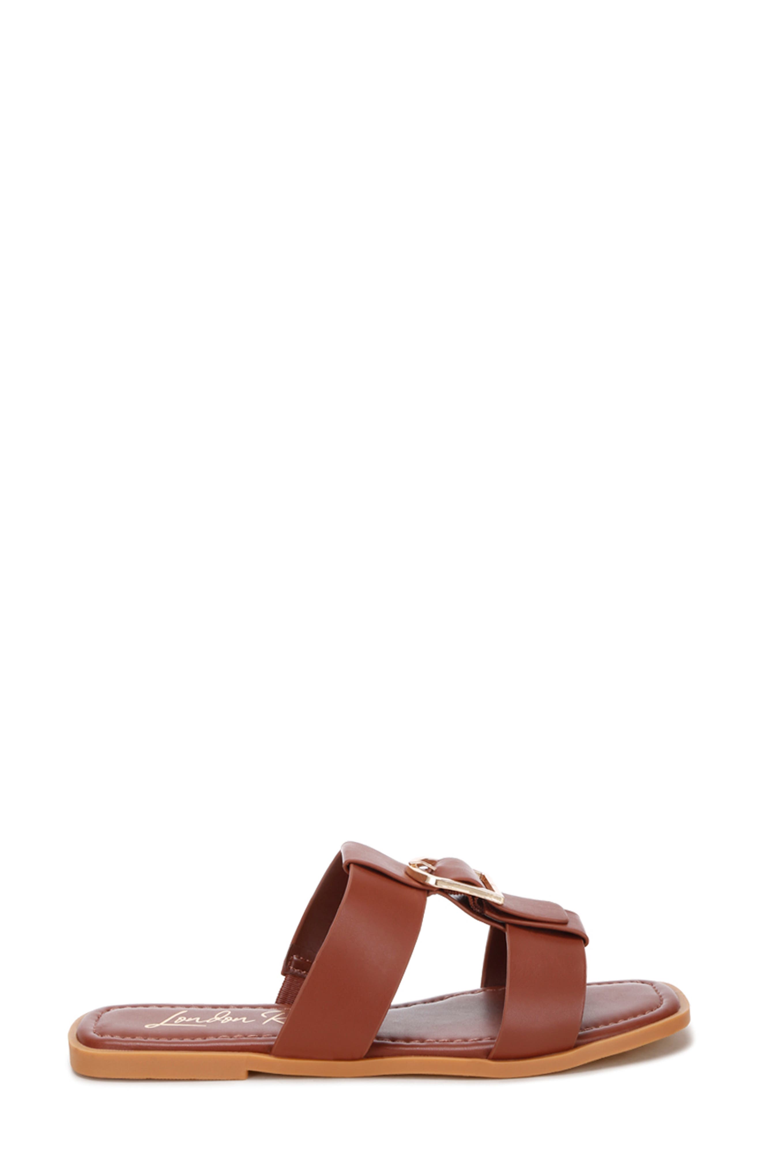 Hunab Slide Sandal, Alternate, color, BROWN