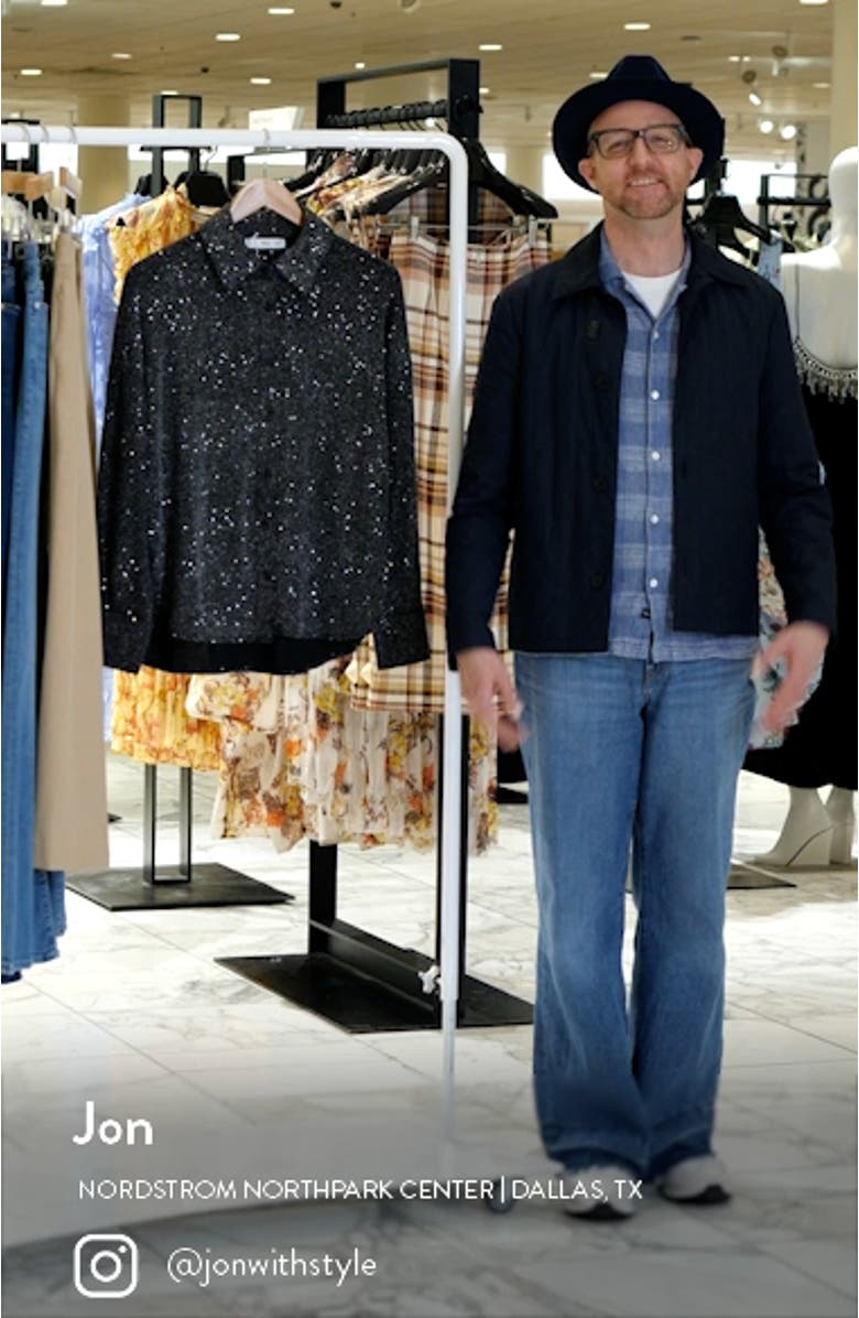 Metallic Button-Up Shirt, sales video thumbnail