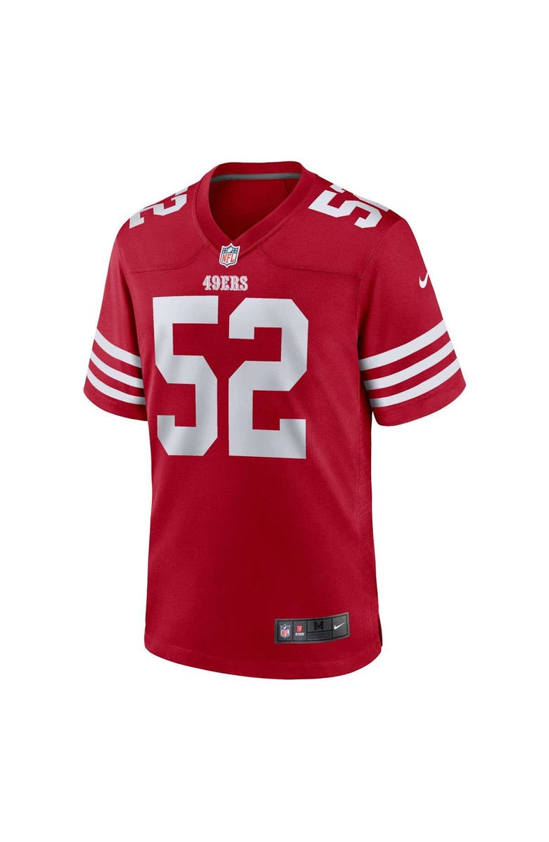 Nike Men's Nike Patrick Willis Scarlet San Francisco 49ers Retired Player Game Jersey, Alternate, color, 