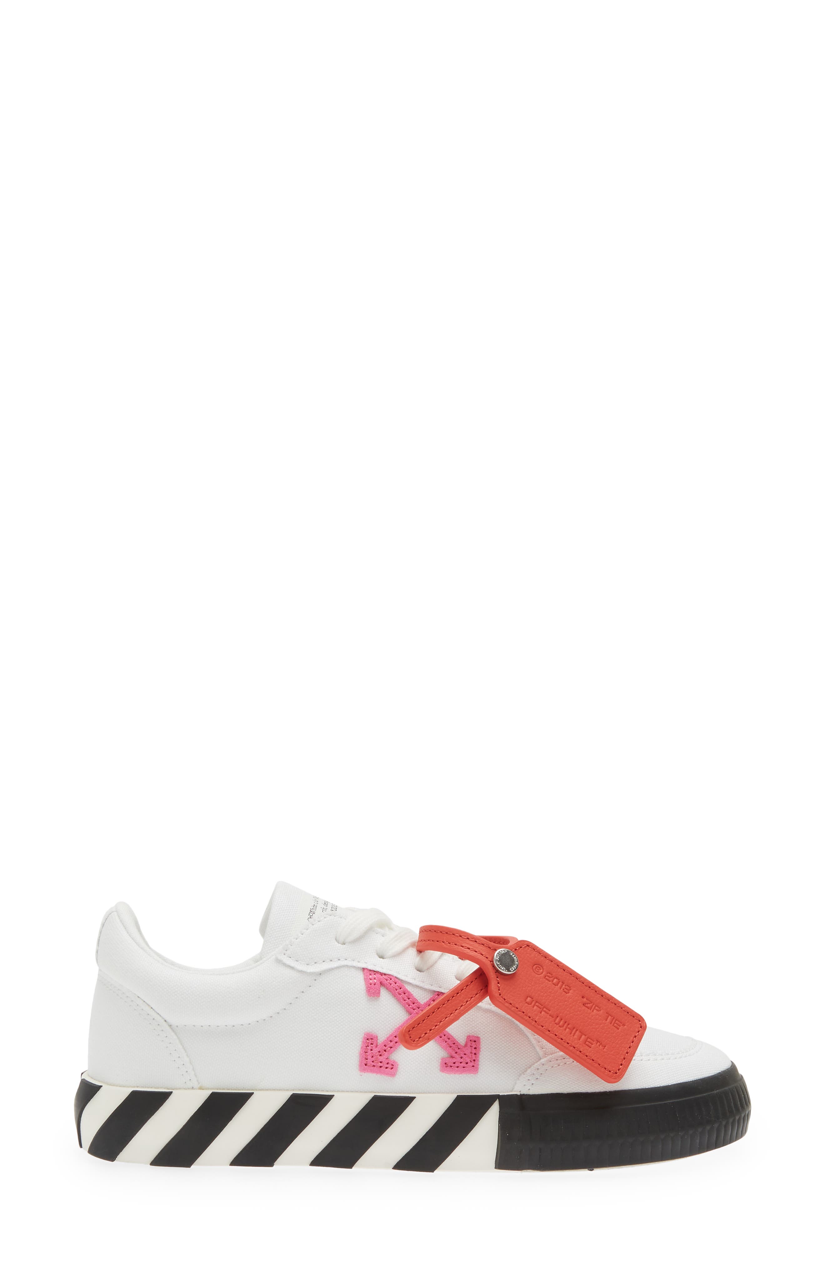 Off-White Vulcanized Low Top Sneaker, Alternate, color, 