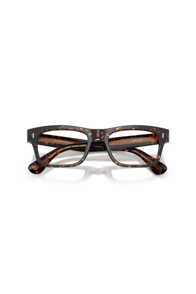 52mm Rectangle optical glasses, Alternate, color, Tortoise