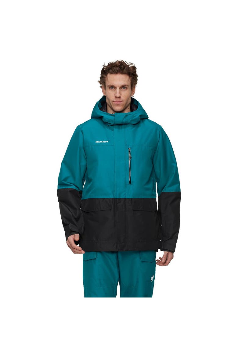 Fall Line Hs Thermo Hooded Jacket - Men's, Main, color, Deep Teal/Black