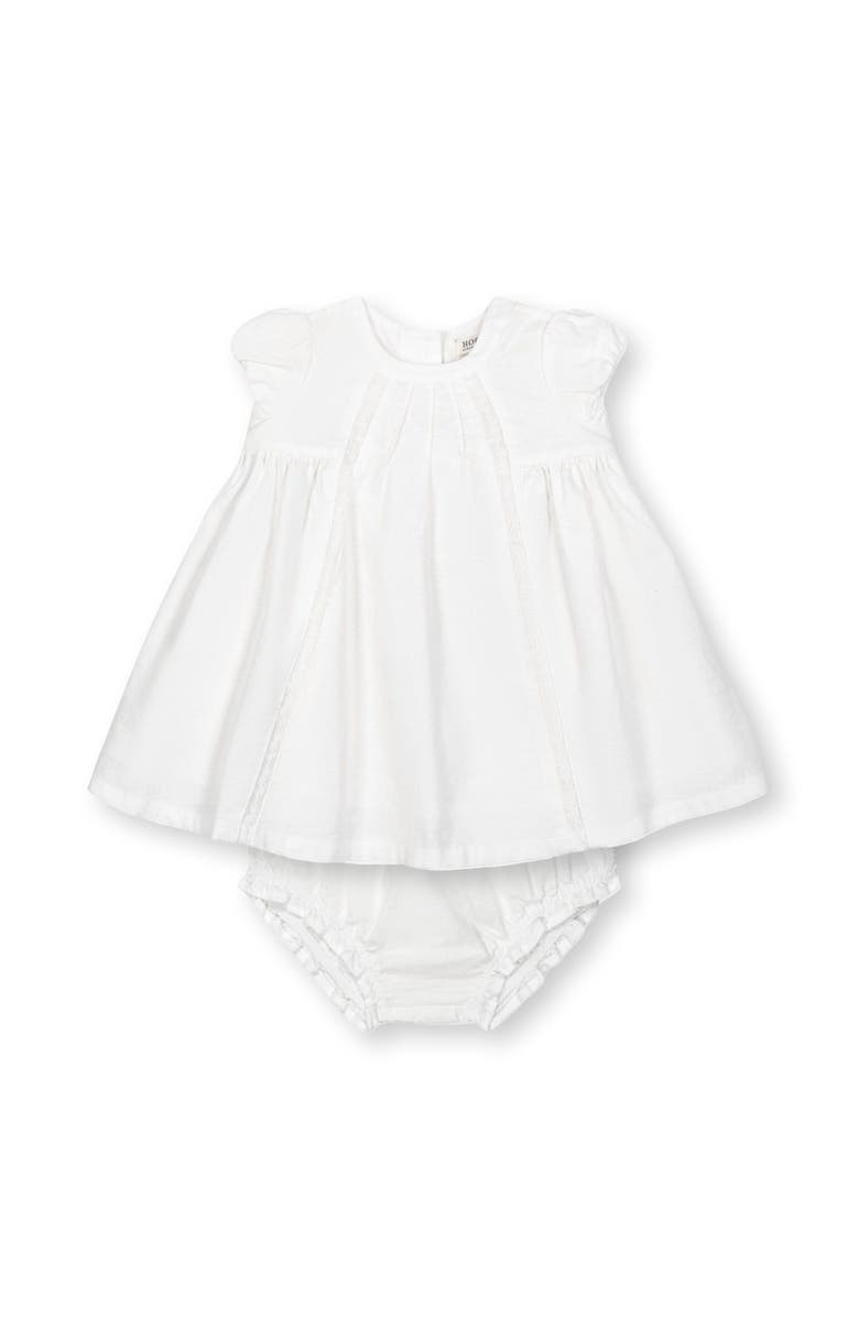 Hope & Henry Baby 3 Piece Special Occasion Linen Dress Set with Gift Box, Infant, Alternate, color, 